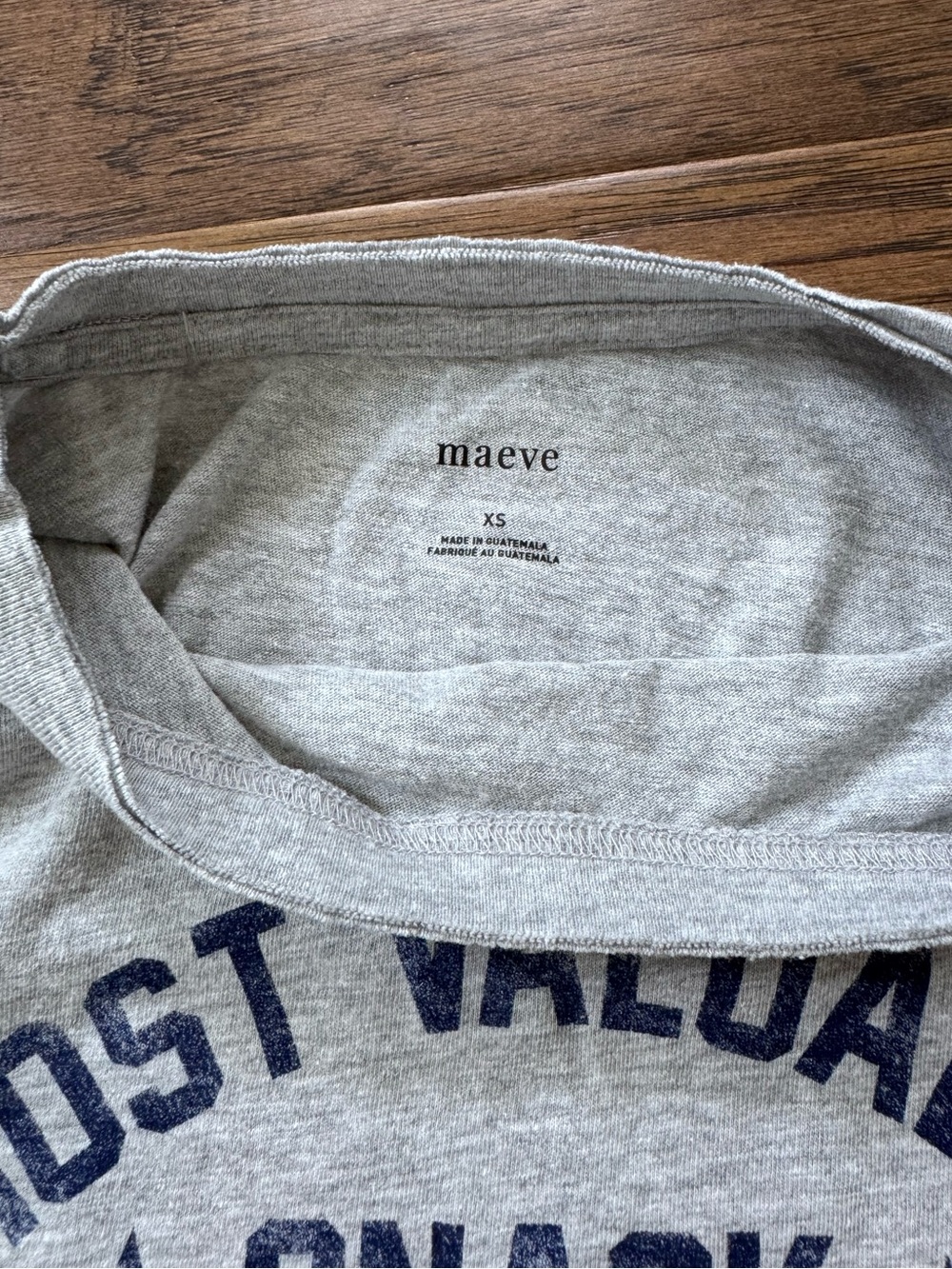 NWOT Anthropologie Maeve Most Valuable Snack Coordinator Graphic T Shirt - Picture 5 of 6